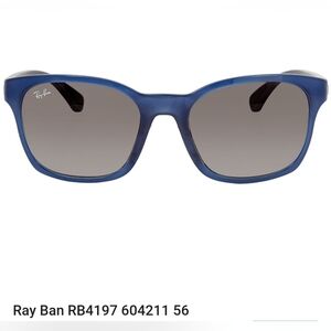 Ray-Ban Translucent Blue Sunglasses RB4197
